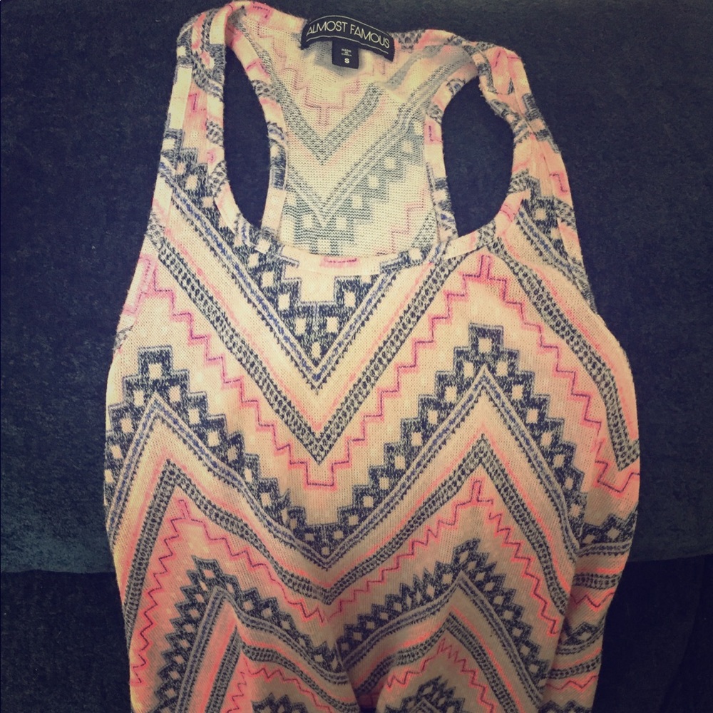 Almost famous loose tank top